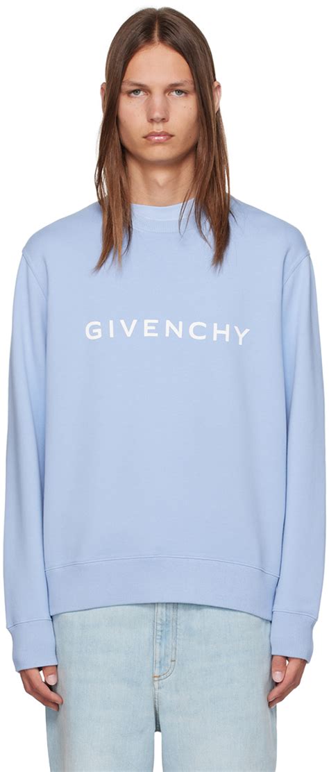 givenchy sweatshirt blue|givenchy oversized sweatshirt.